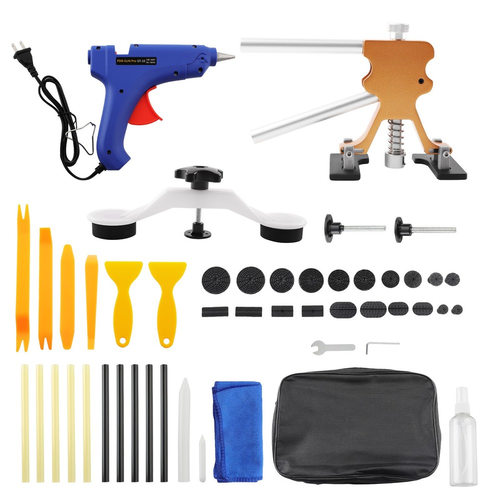 45pcs Paintless Dent Repair Tool Dent Puller Kit Pops a Dent Car Dent Removal