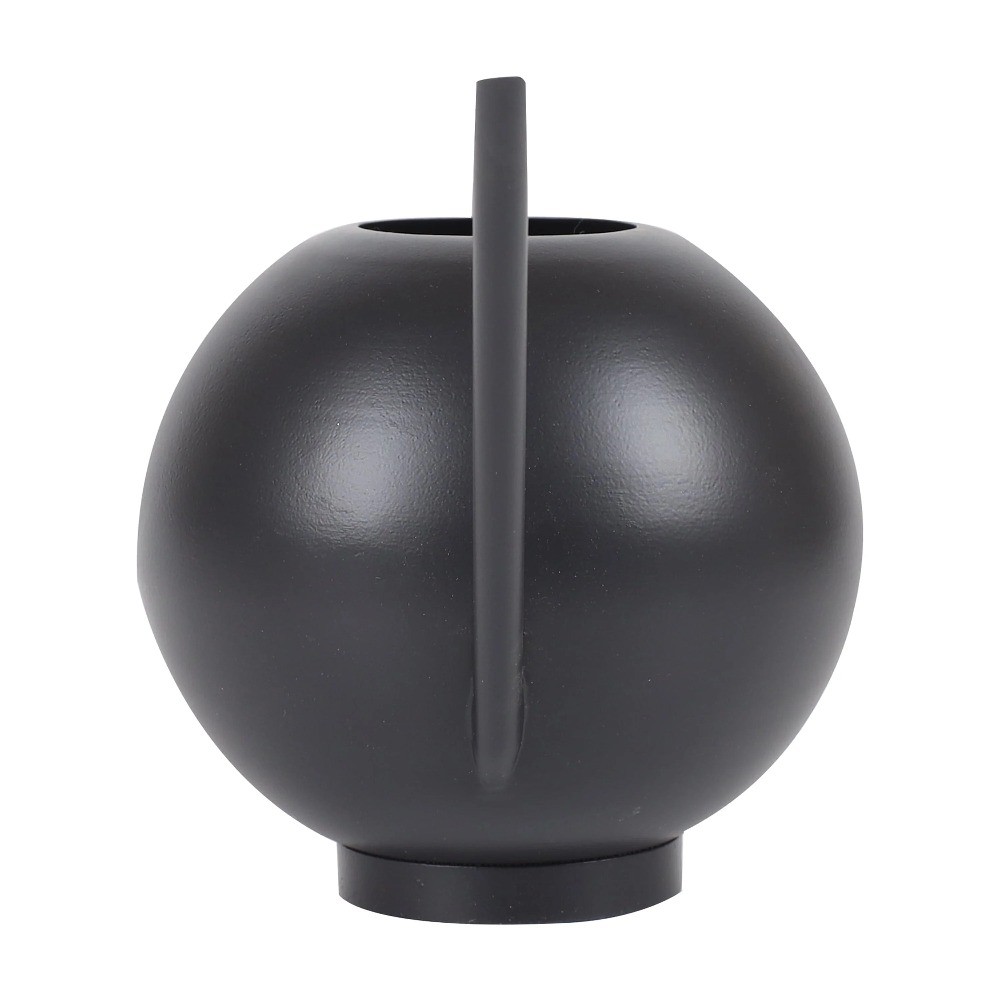 0.5-gal Metal Watering Can, Black