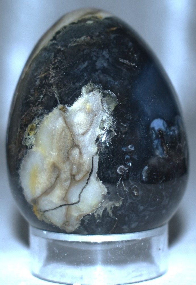 Polychrome Jasper Egg w/Stand 2.18"/130 Grams