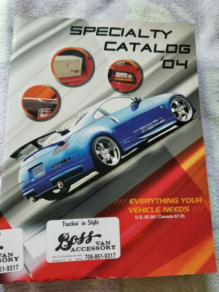 Boss Van Accessory (Rossville, GA) 2004 Specialty Catalog