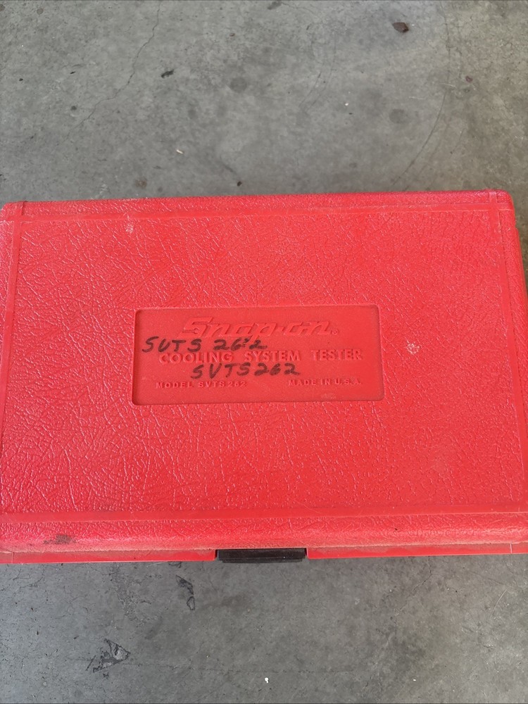 Snap-on SVTS262 Cooling System Pressure Tester Kit With Case Pre Owned