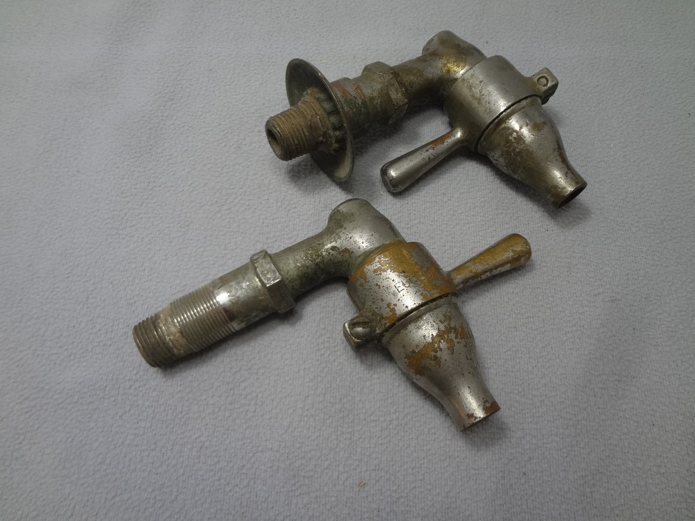Antique Brass Hot & Cold Faucets