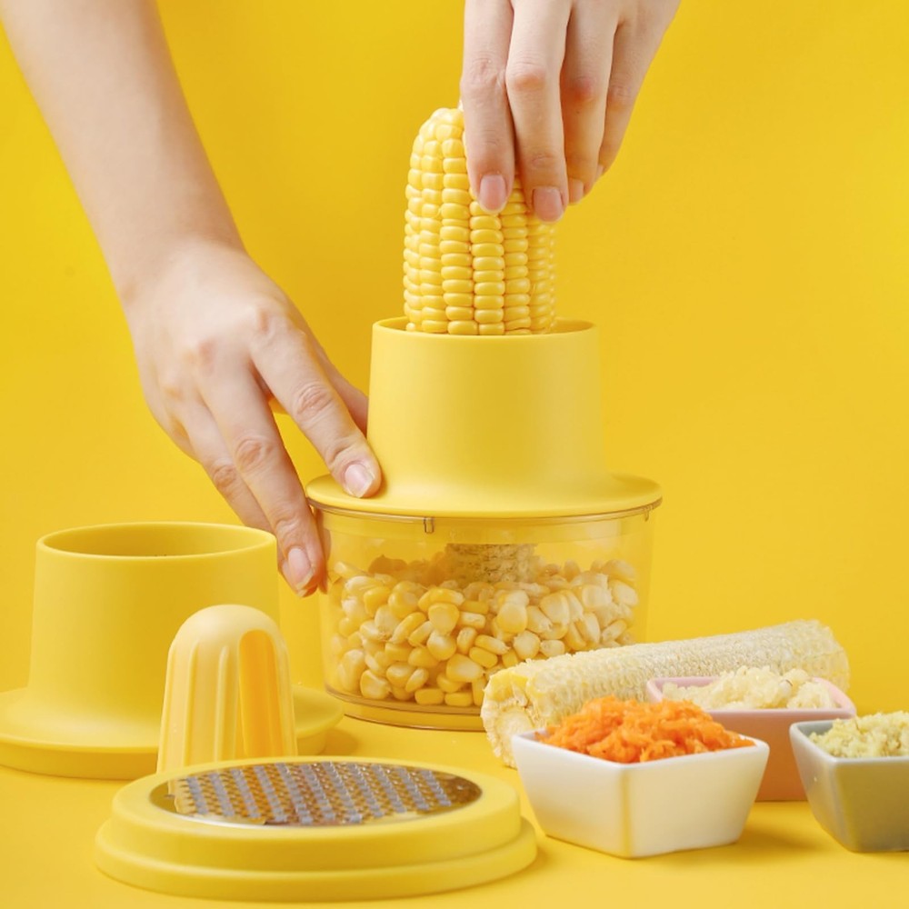 Corn Cob Stripper, Corn Peeler from Corn on the Cob, Quick Corn Kernel Cutter...