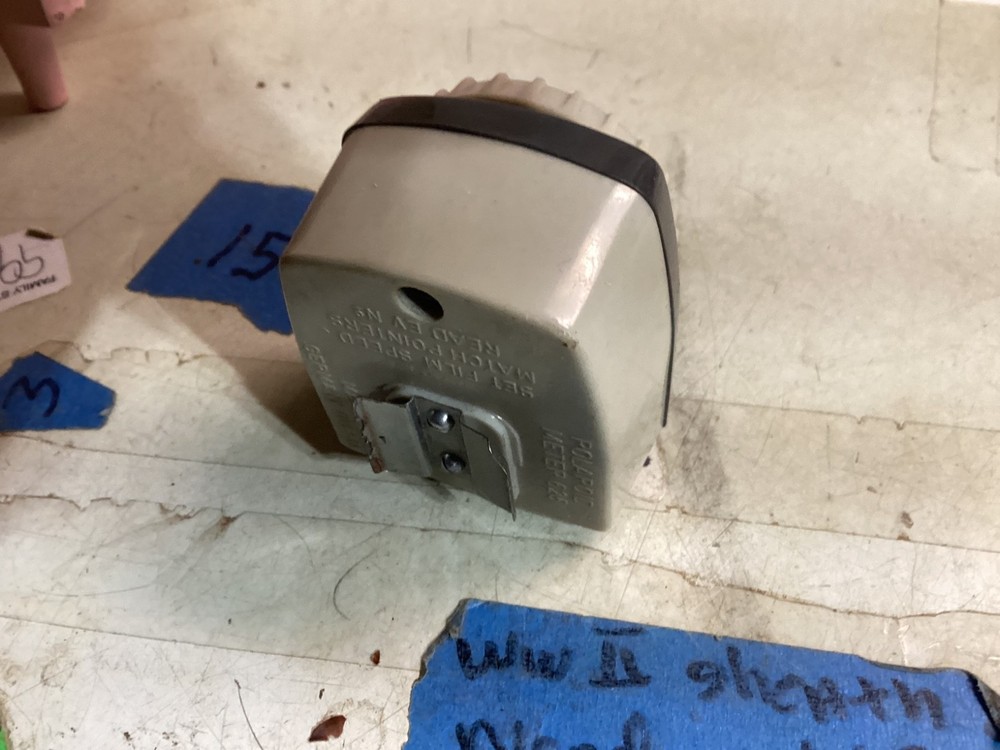 Vintage Polaroid Development timer #128 Original Packaging & light meter 625 gc