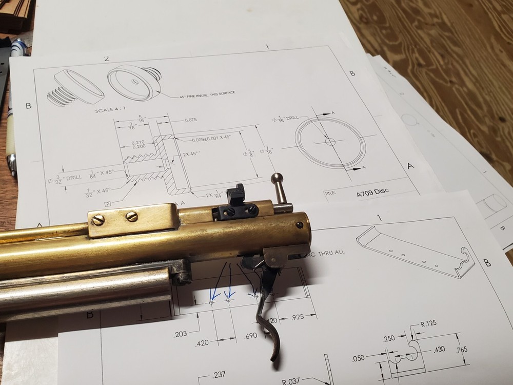 3 Benjamin #273 peep sight.