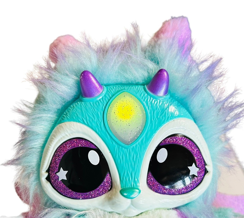 Magic Mixies Magical Misting Interactive Pet Blue Plush Doll Lights Tested Works