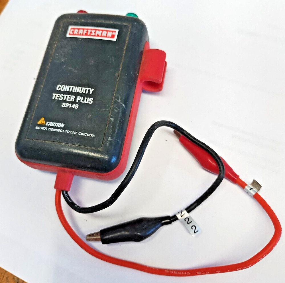 Craftsman Continuity Tester Model 32148, Used