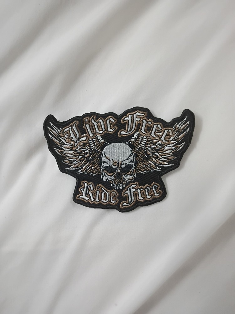 Live Free Ride Free PATCH Iron-on