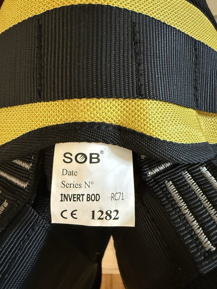SOB Climbing Harness Invert Bod Never Used