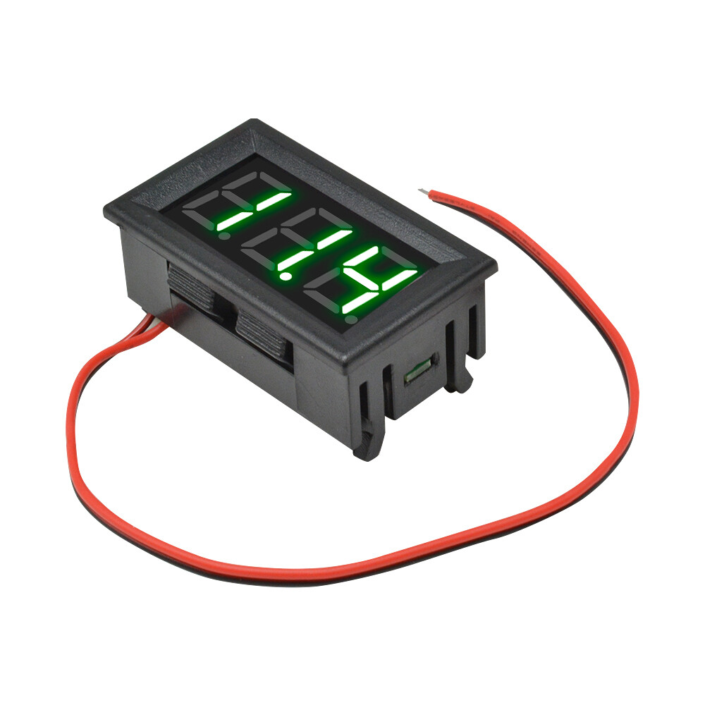 0.56"Green LED Voltmeter 2-Wire Digital Voltage AC70-500V Panel Ammeter Meter