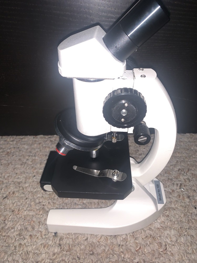 Model 109 Monocular Compound Microscope for Medical & Biological Labs w/ Access…