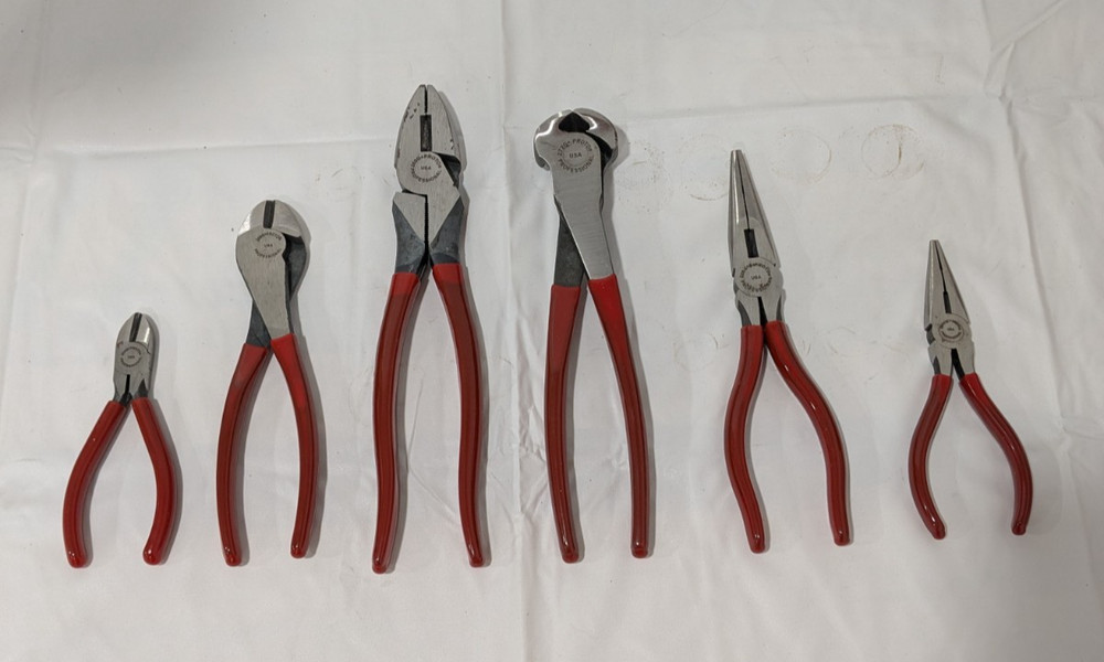 Proto Tools Plier Set - Cutting, 6 Pieces J201GS
