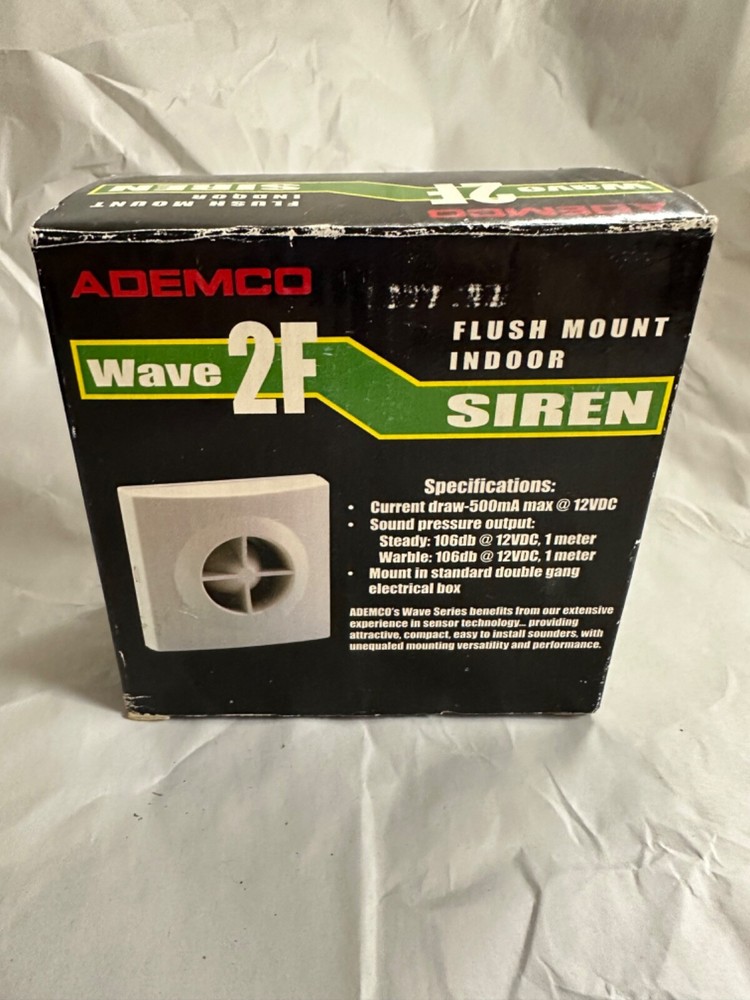 Ademco Wave 2F Flush Mount Indoor Siren