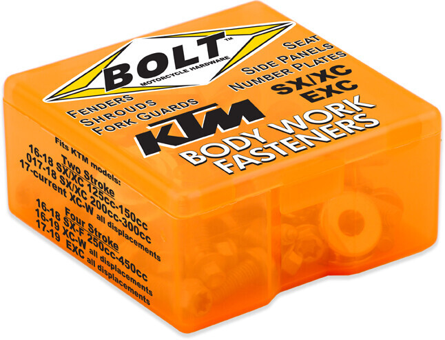 Bolt Full Plastic Fastener Kit KTM-16SXC17EXC