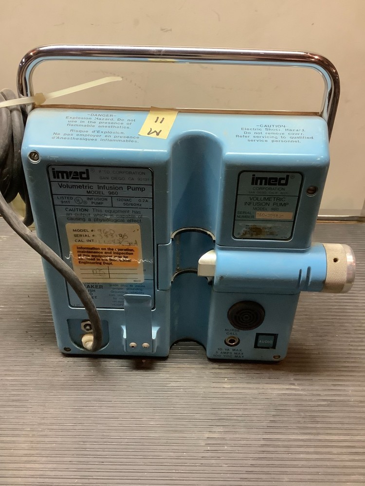 IMED CORP VOLUMETRIC INFUSION PUMP MODEL 960