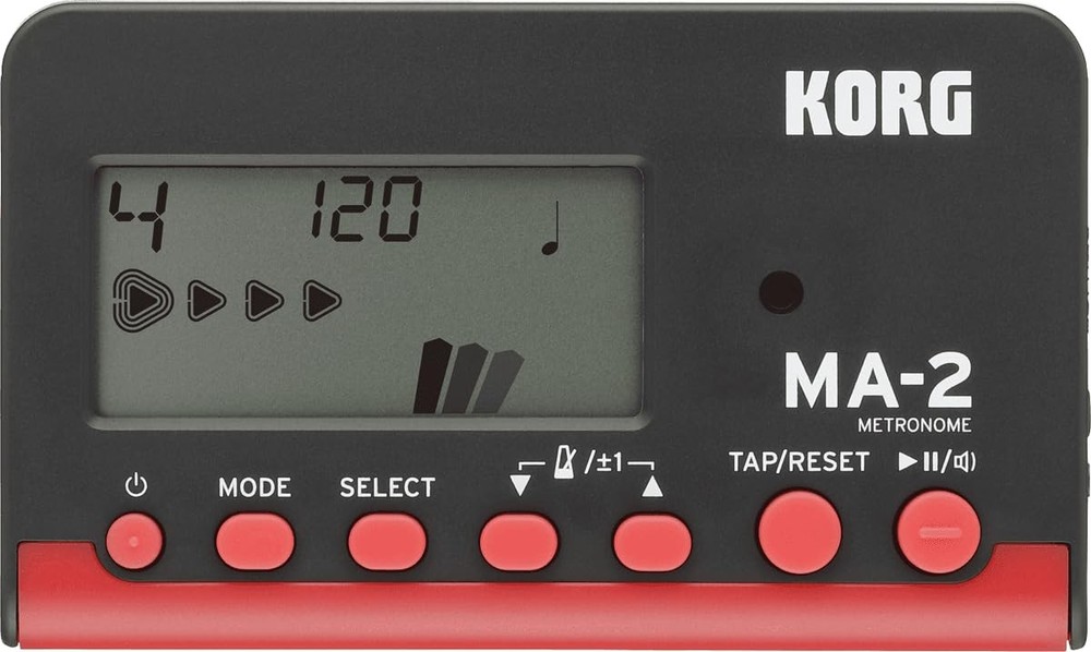 MA 2 Digital Metronome Black Red