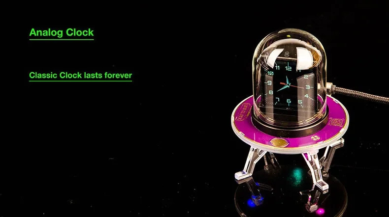 Multifunctional Table Clock Weather Exchange Rate Clock WiFi Stock Display