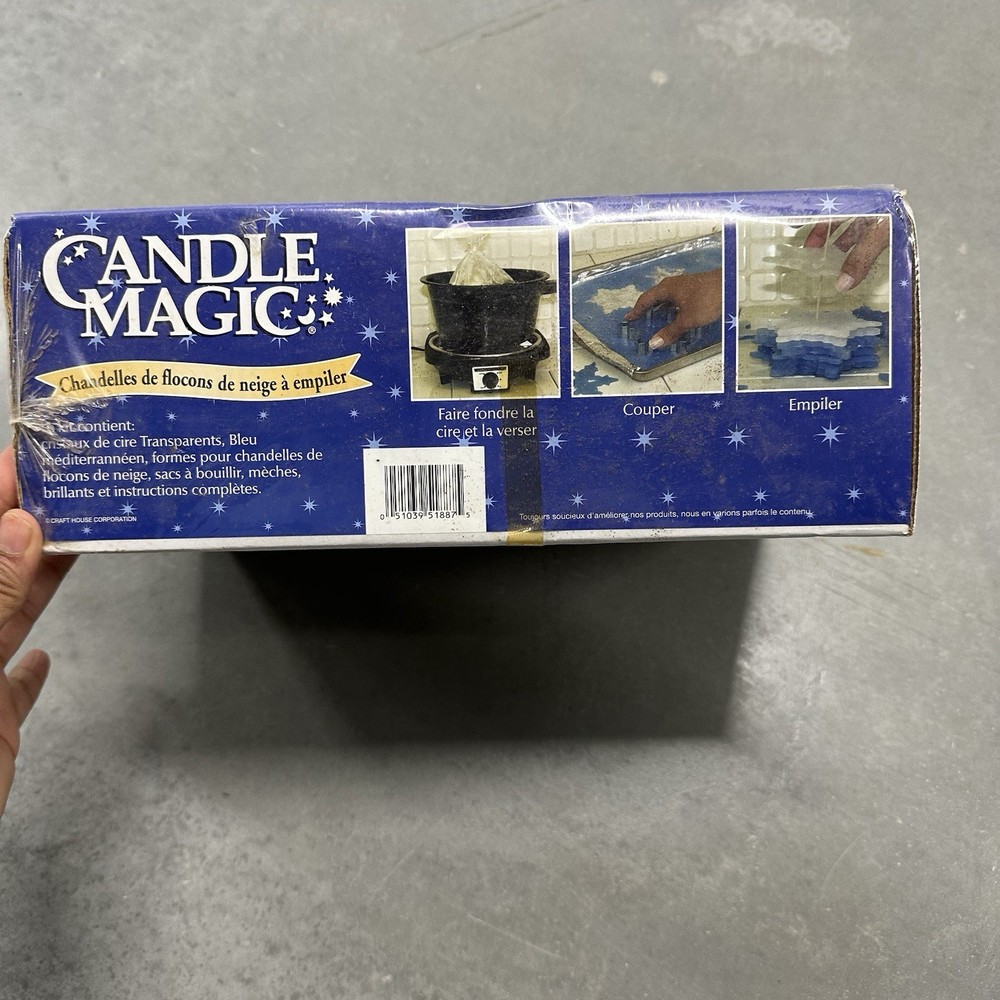 Candle Magic Snowflake Stacker Candles Making Kit New 23