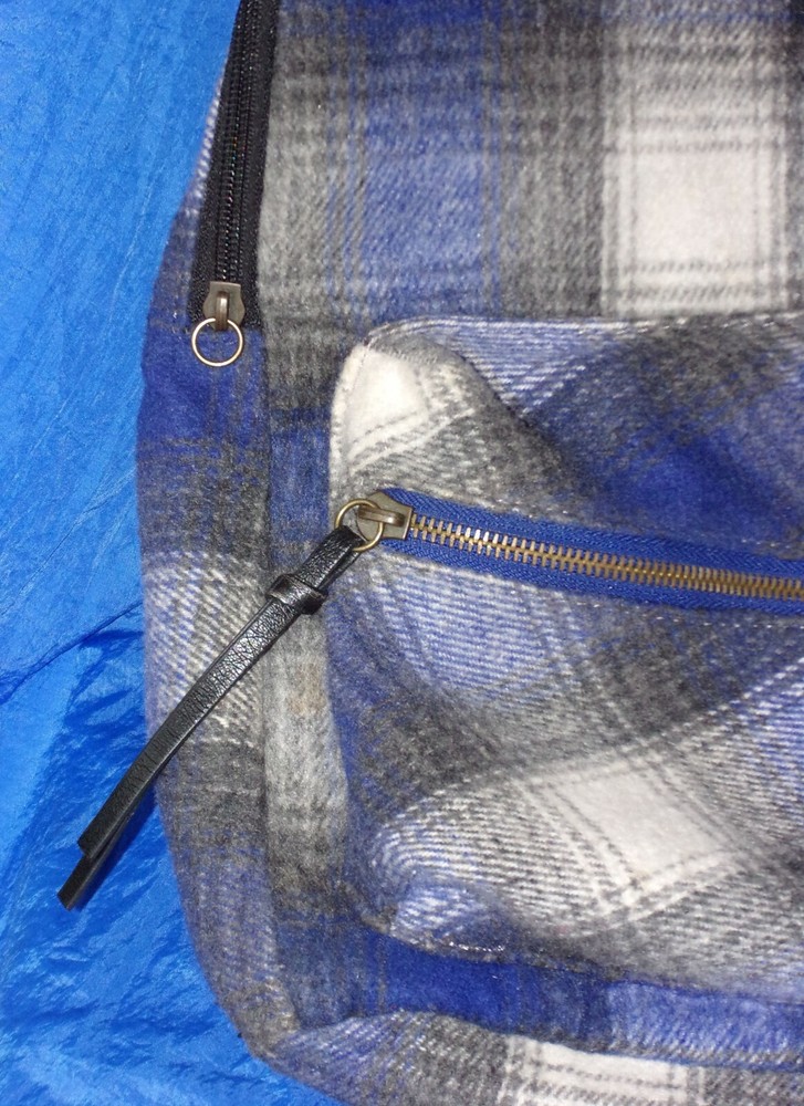 Vintage Arizona Jeans Plaid Flannel Back Pack