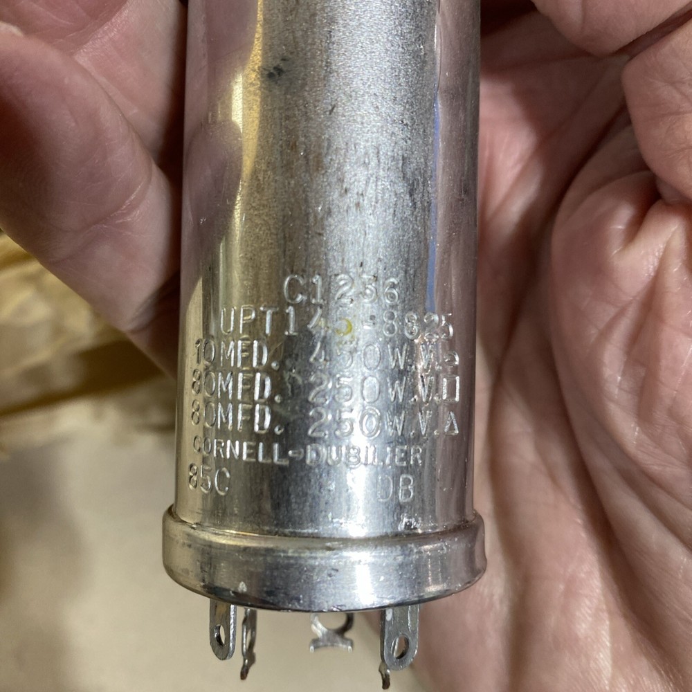 Cornell Dubilier Capacitor C1236 New Old Stock