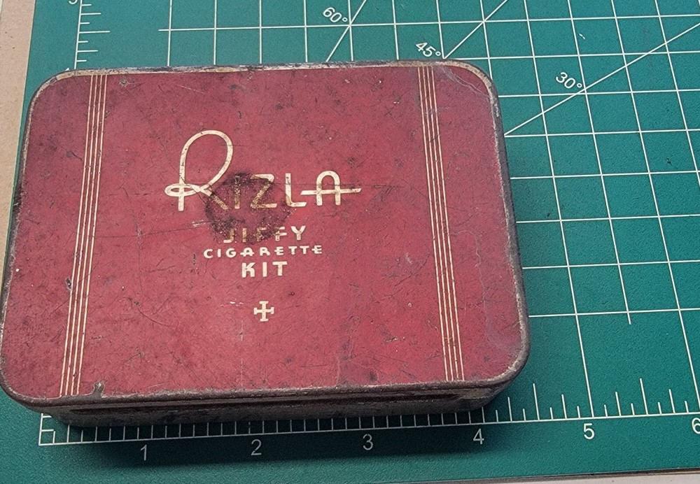 VINTAGE RIZLA JIFFY CIGARETTE KIT BOX ONLY