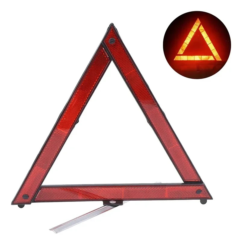 Large Reflective Car Warning Triangle Breakdown Hazard Road EU Emergency