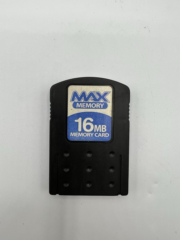 MAX Memory Black PS2 PlayStation 2 16 MB Memory Card