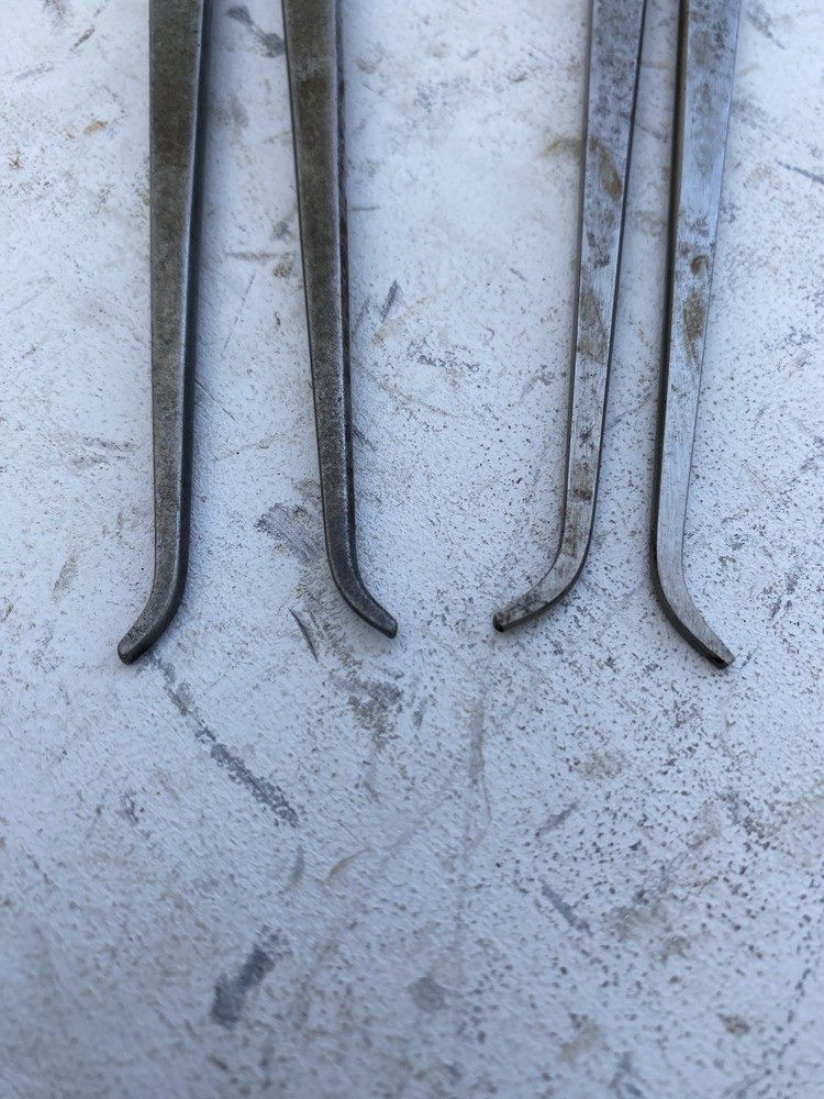 Lot Of 8 Starrett Spring Calipers Inside Outside