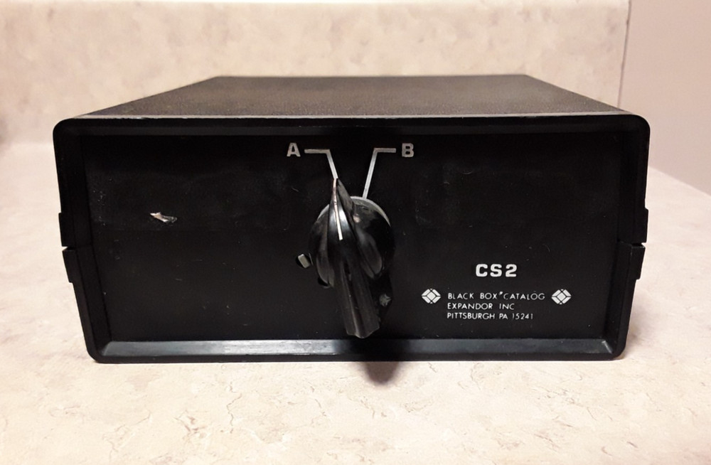Vintage Manual 2 PORT A/B Switch Box