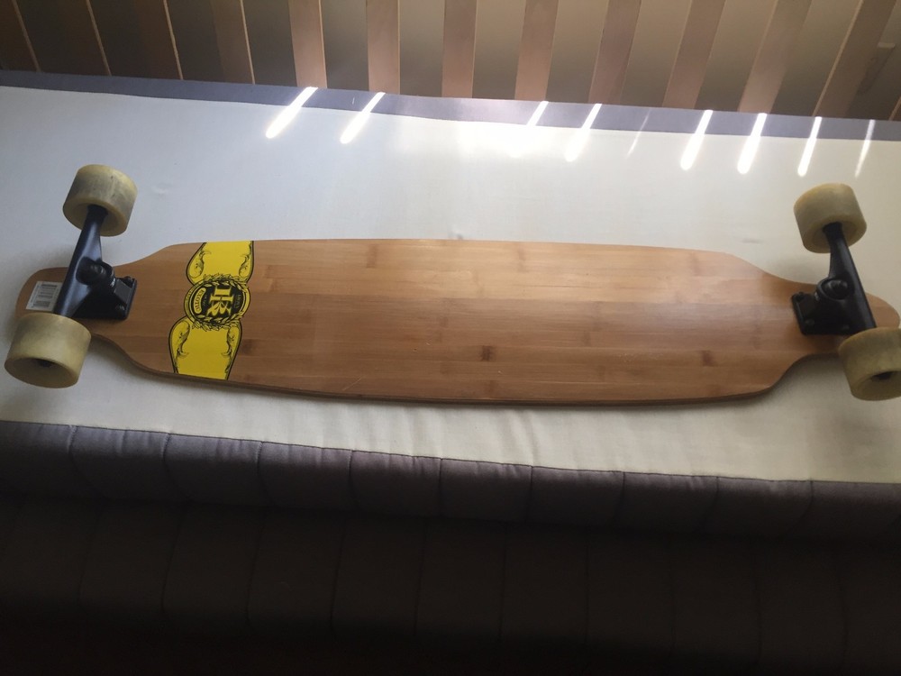 Bamboo Longboard Skateboard Excellent condition