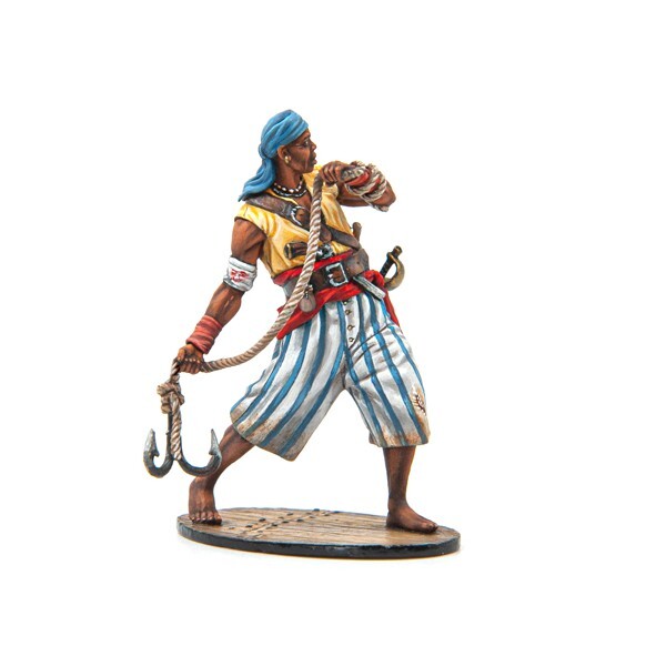 PIR001 Caribbean Pirate with Grappling Hook by First Legion
