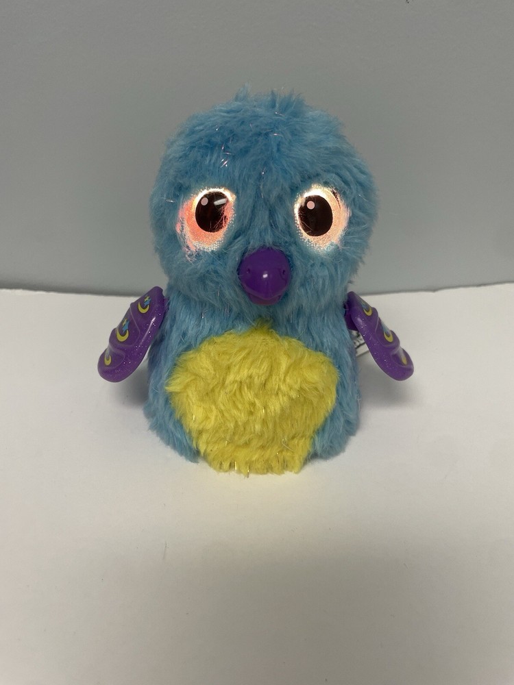 Spin Masters Hatchimals Interactive Pet Bird Draggle Blue Yellow Tested Works