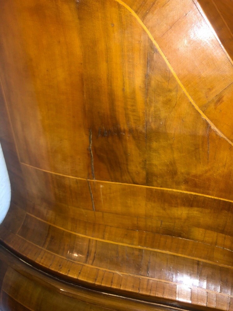 Rare Antique Bombe Secretary