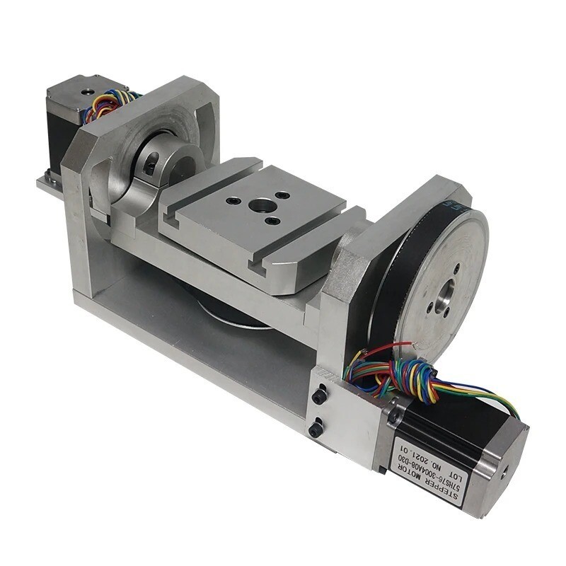 CNC Indexing Head, A-axis, Rotary Table, 4th Axis, 5th Axis (with Chuck)