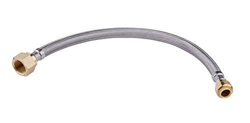 24-inch Flexible Connector Push-fit 1/2 inch x 3/4 inch FIP, 24 Inch 1/2x 3/4