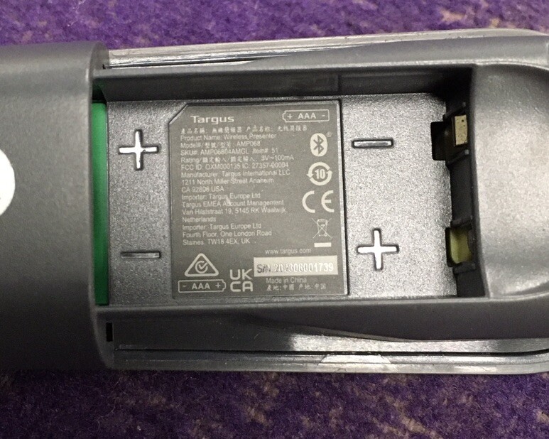 Targus Control Max EcoSmart Laser Presenter with Timer