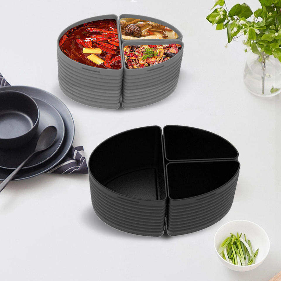 Reusable Thicker Silicone Slow Cooker Divider Liner Compatible 6 Quart Slow Cook