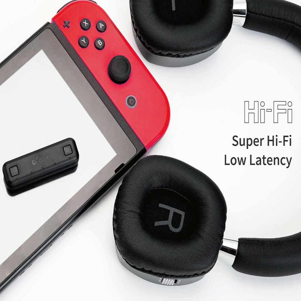 GULIkit Route Air bluetooth Adapter Audio Transmitter Type-C For Nintendo Switch