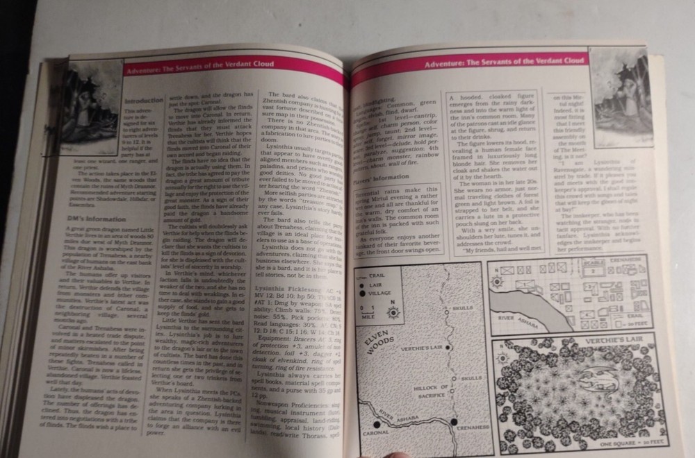 1990 Advanced Dungeons & Dragons Forgotten Realms 2nd Edition Draconomicon #9297