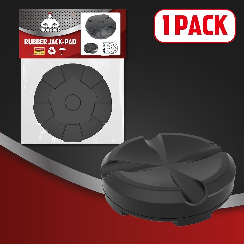 Jack Pad Weld Side Frame Rail Protector Puck/Pad, Universal Large Floor Jack Rub