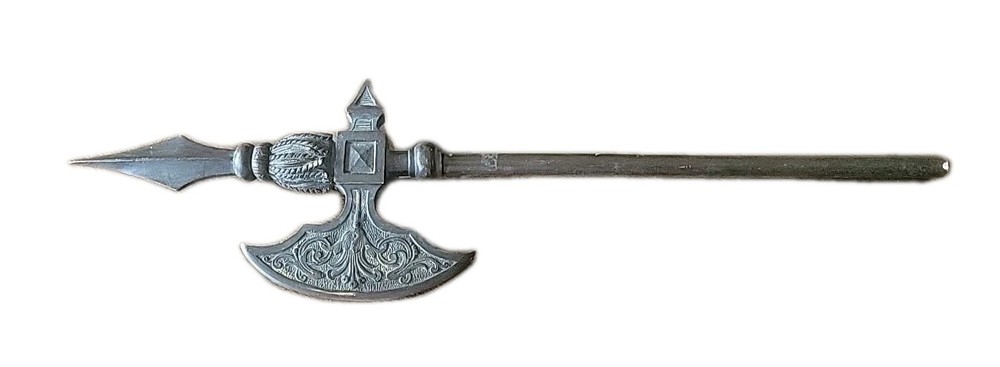 Vintage Mid Evil Cast Iron Axe 19 Inches Long