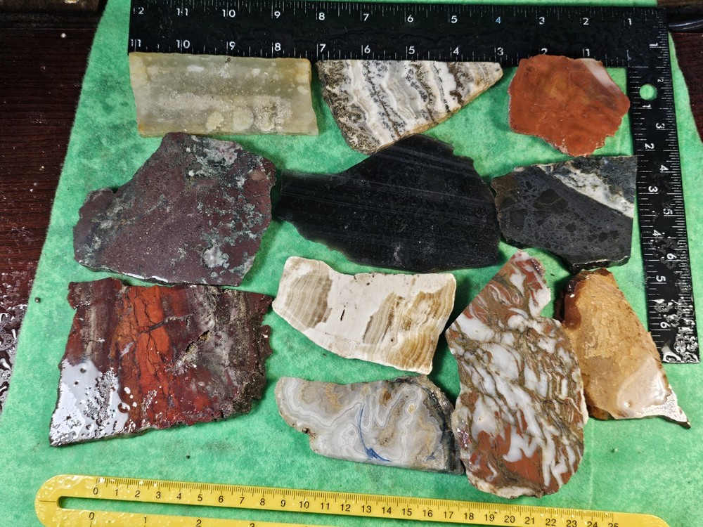 Two Pounds Of Colorful Assorted Slabs For Lapidary Projects