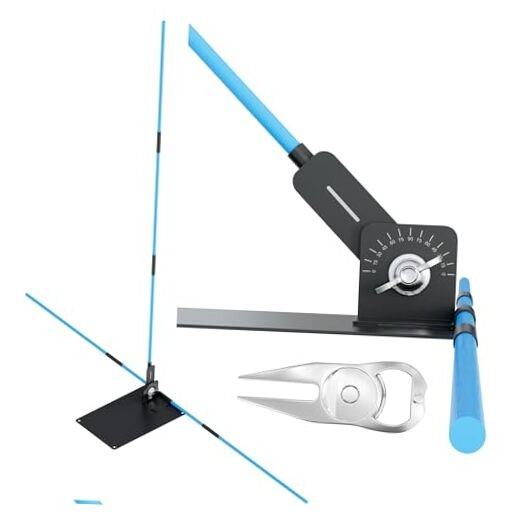 Golf Alignment Stick Holder Plate, Professional Swing Trainer, Practice Tool