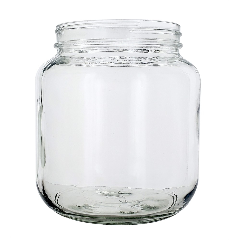 64oz Wide Mouth Jar (No Lid)