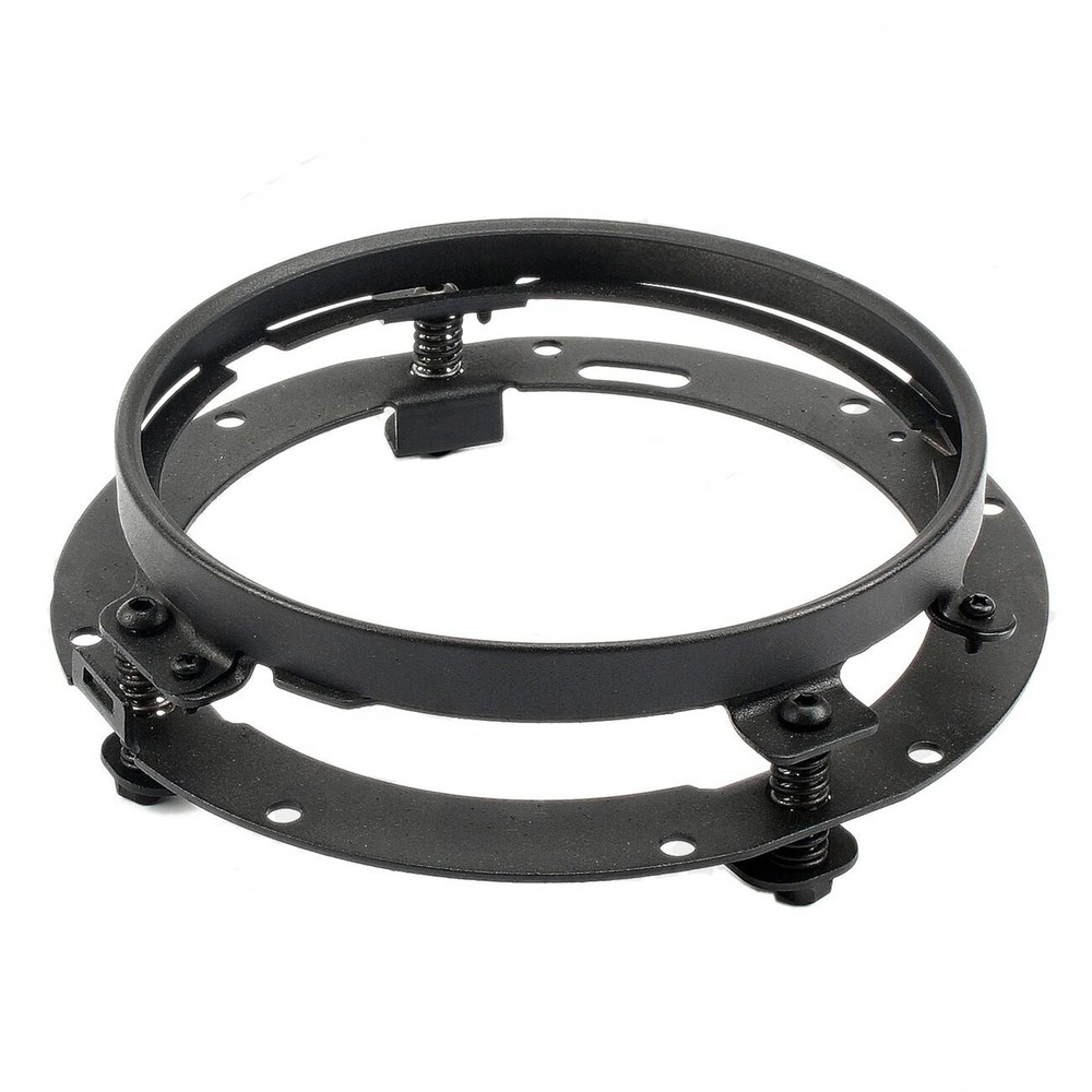 Black 7" inch LED Headlight Round Mounting Bracket Ring For Harley Motorcycle