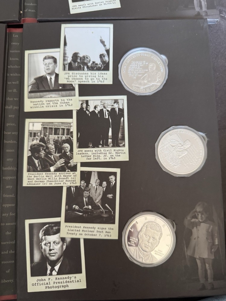 American Mint Proof Set 12 Coin Includes Binders