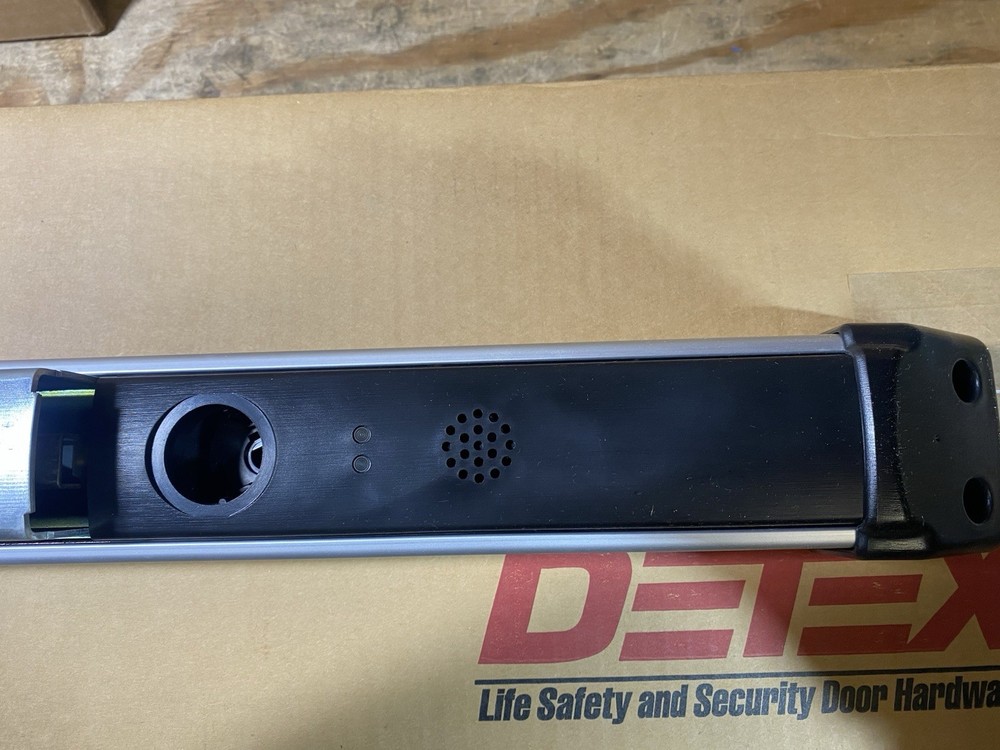 Detex FV40 EB Fire-Rated Alarmed Rim Exit Device 3'