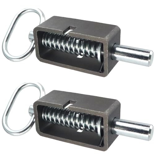 5/8 Inch Weld-On Spring Latch Assembly with Extended Plunger, Spring Loaded