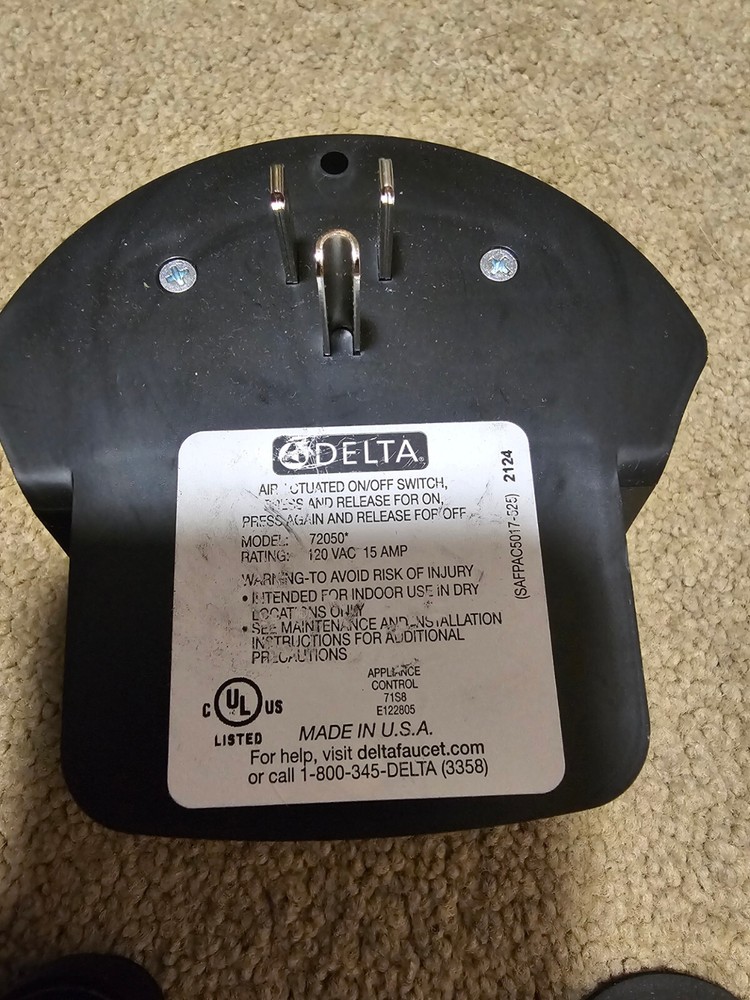 Delta 72050-AR Garbage Disposal Air Switch, Arctic Stainless
