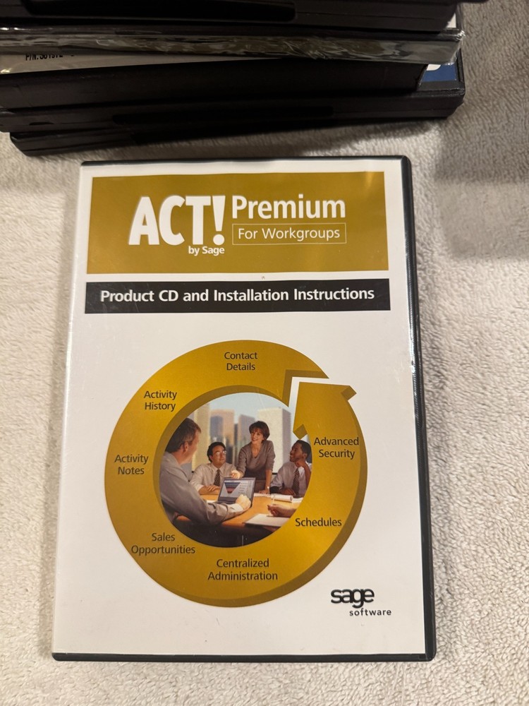Act! Premium for Workgroups - Sage Software - VERY GOOD CONDITION!!!